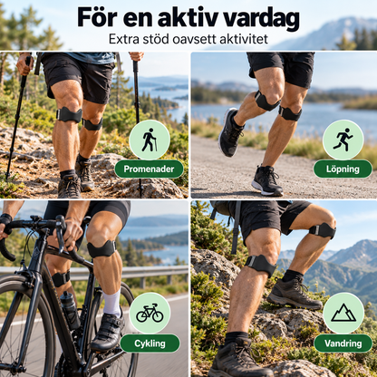 KnäStöd™ – Stabilt stöd för båda knäna | 2-pack
