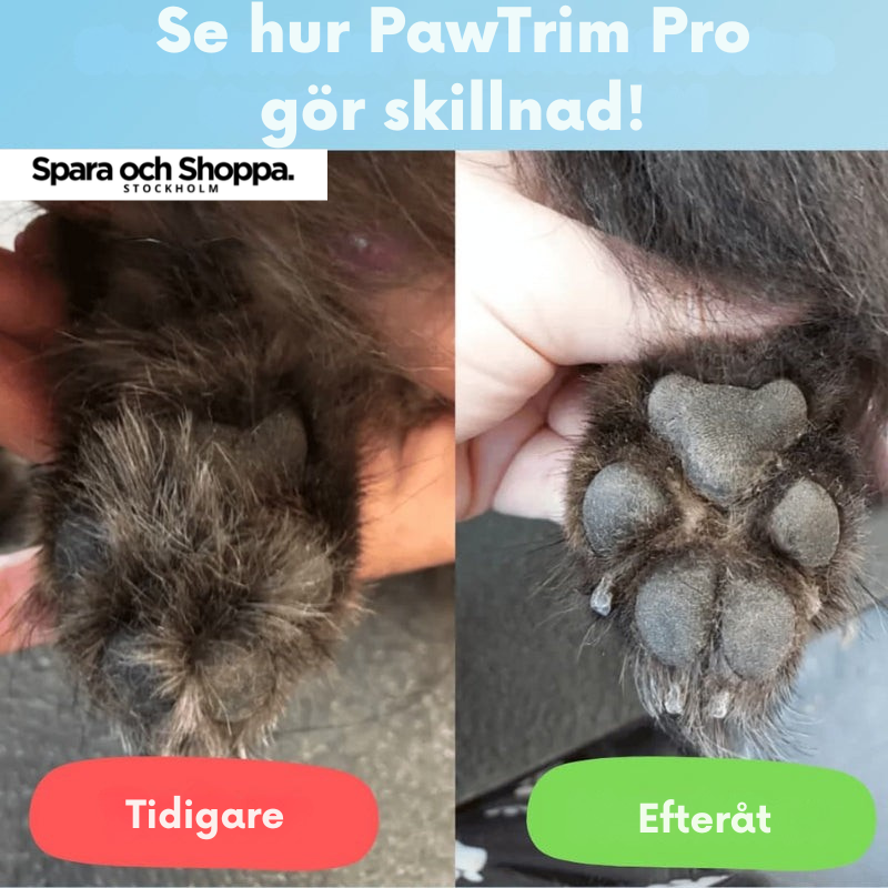 TassTrim™ - Tyst och säker tass-trimmer för din hund