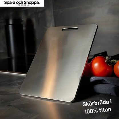 TitanSkär™ – Slipp plast och bakterier. 100% titan för maximal hygien och hållbarhet.