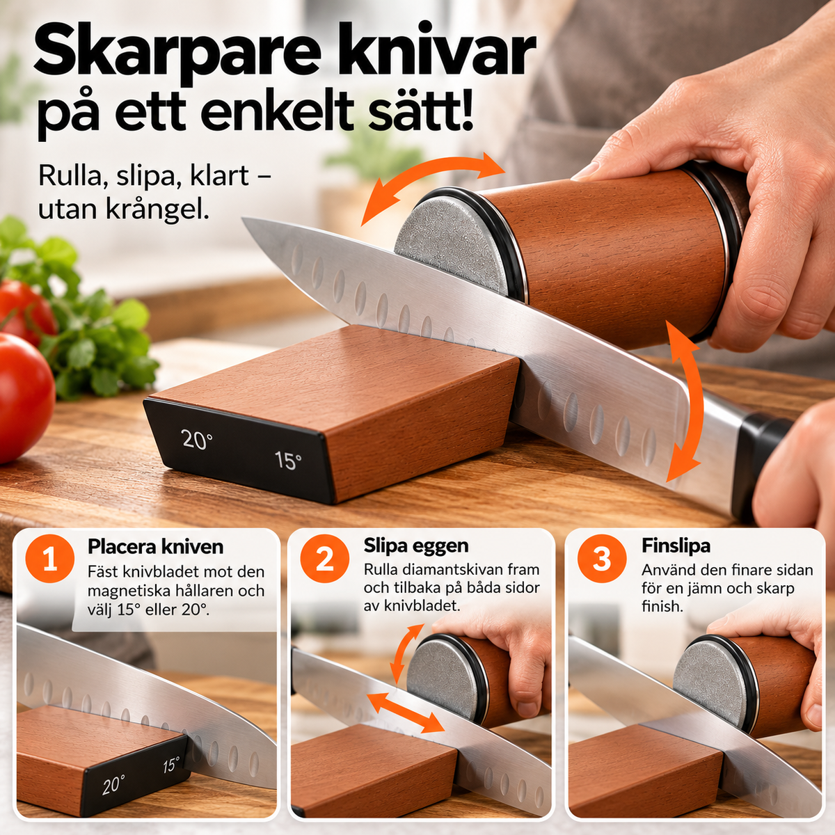 Sharpy™ – Ge dina knivar skärpan tillbaka!