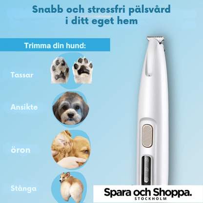 TassTrim™ - Tyst och säker tass-trimmer för din hund