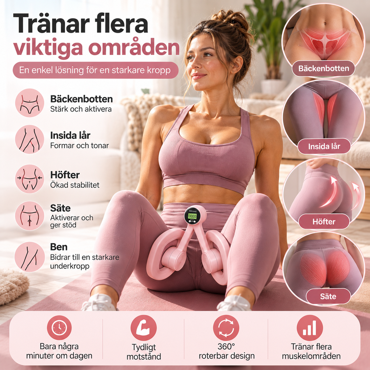 BäckenFlex™ – Enkel träning för bäckenbotten & lår