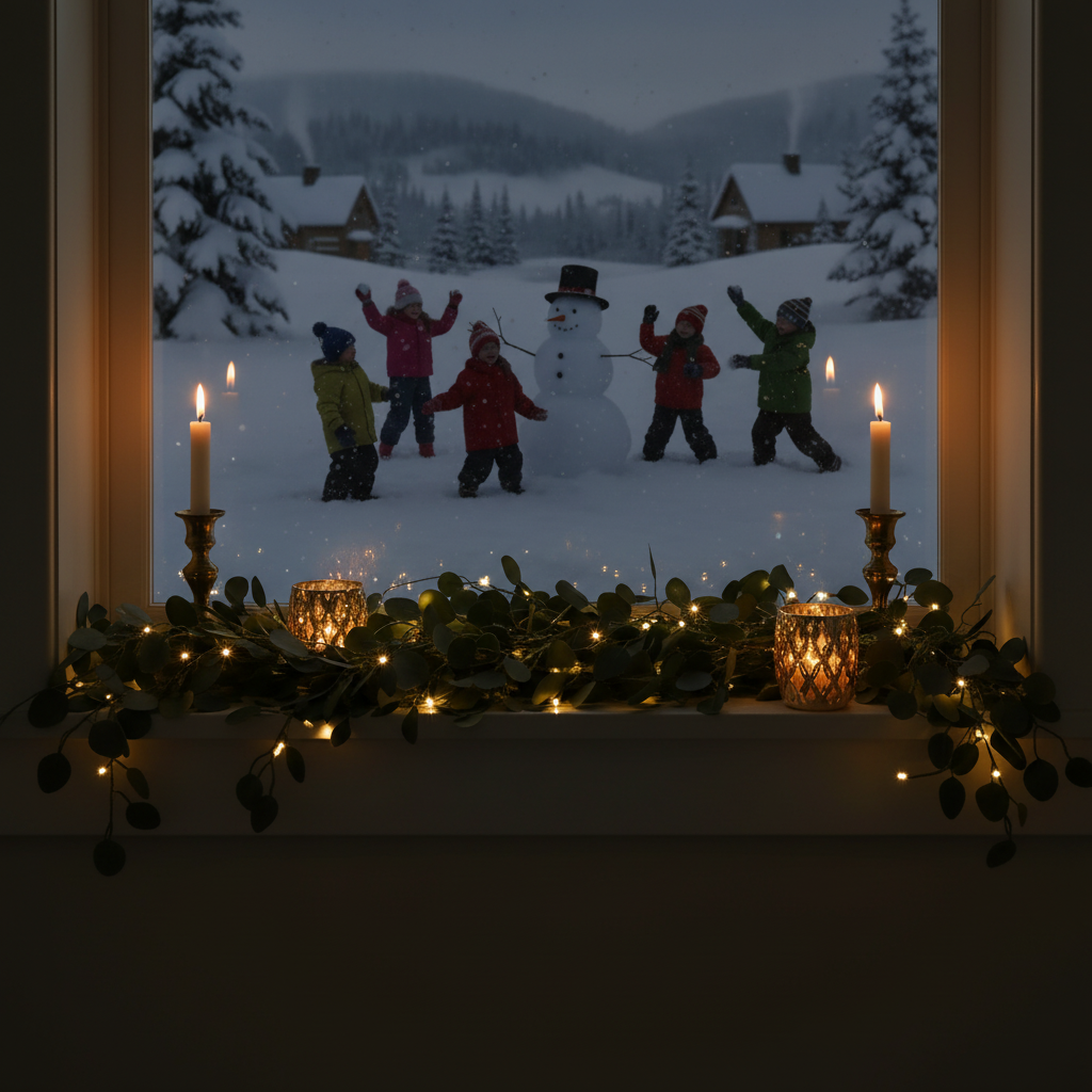 OlivGlow – Lysande LED Ljusslinga med Olivblad