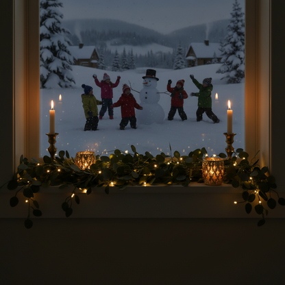 OlivGlow – Lysande LED Ljusslinga med Olivblad