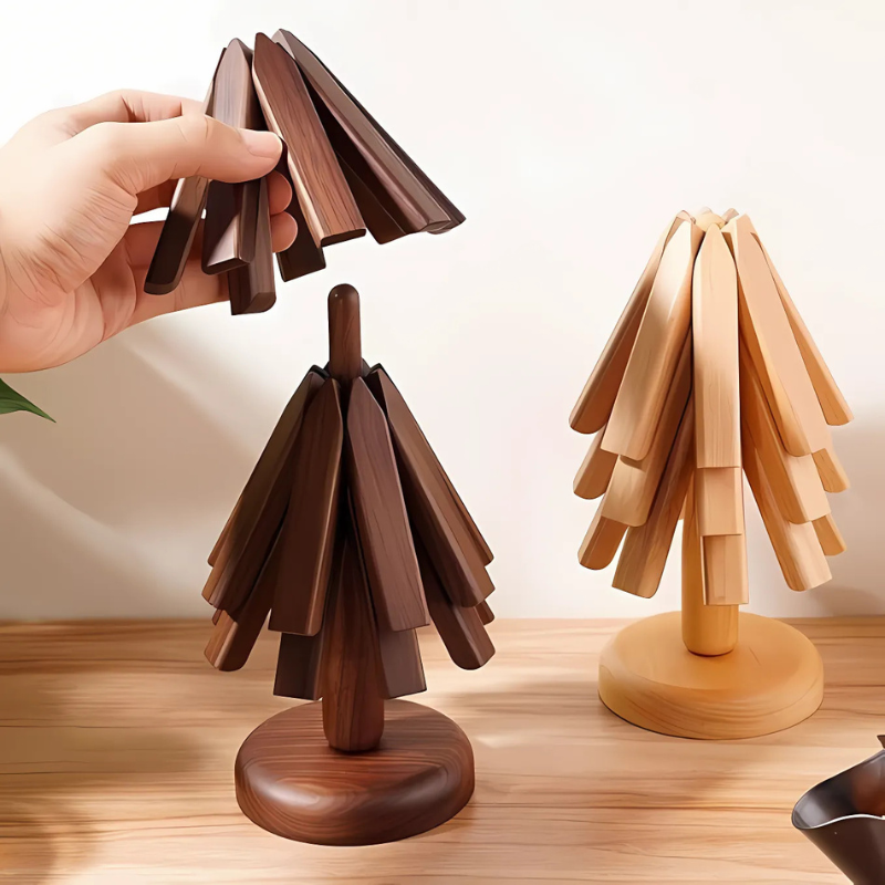 Trivetree™ – Bordsunderlägg i trä och värmetåliga bordsunderlägg