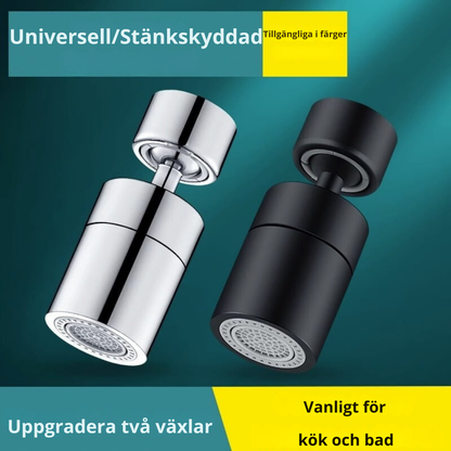 FlexiStröm| Roterbar kranadapter med dubbla vattenlägen – sparar vatten och ökar trycket.