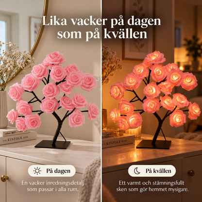 RosGlöd™ – Romantiskt LED-Rosträd
