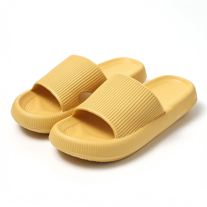 LyckaSteps™ - Den fjädrande badtoffeln som minskar trycket på lederna och känns som att gå på moln