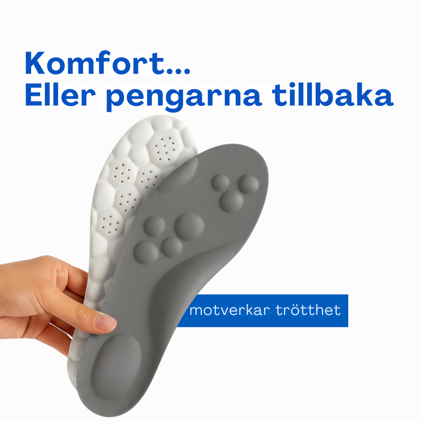 Svenska Hälsosulan™- Eliminerar fotvärk och ger omedelbar avlastning för häl och rygg