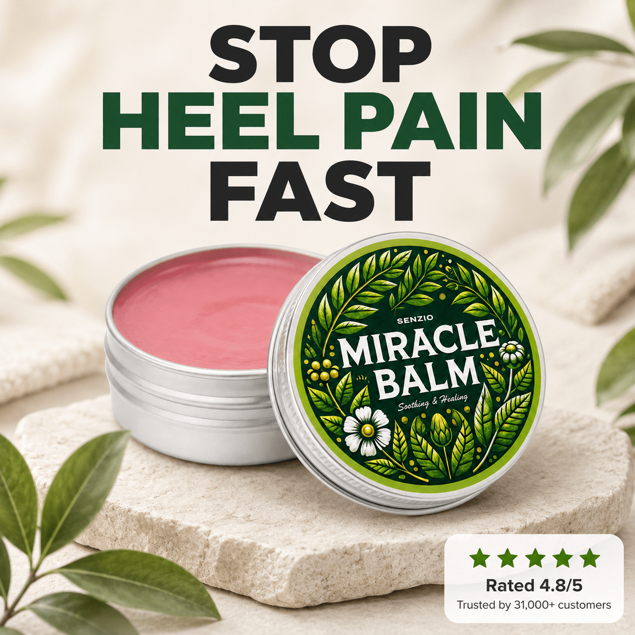 Miracle Balm™ – Mjukgörande Balm för Trötta Fötter