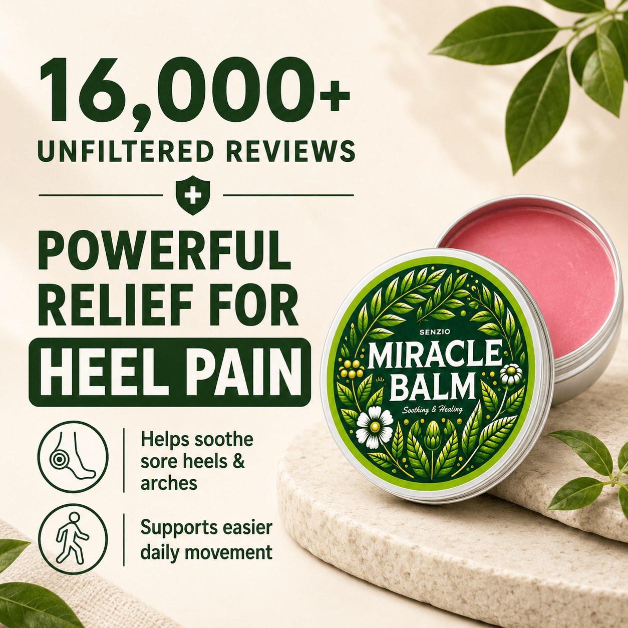 Miracle Balm™ – Mjukgörande Balm för Trötta Fötter
