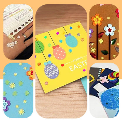 🎨 PysselStansset för barn – skapa roliga figurer (stjärnor, hjärtan, djur) för kreativt skapande 🧒✨