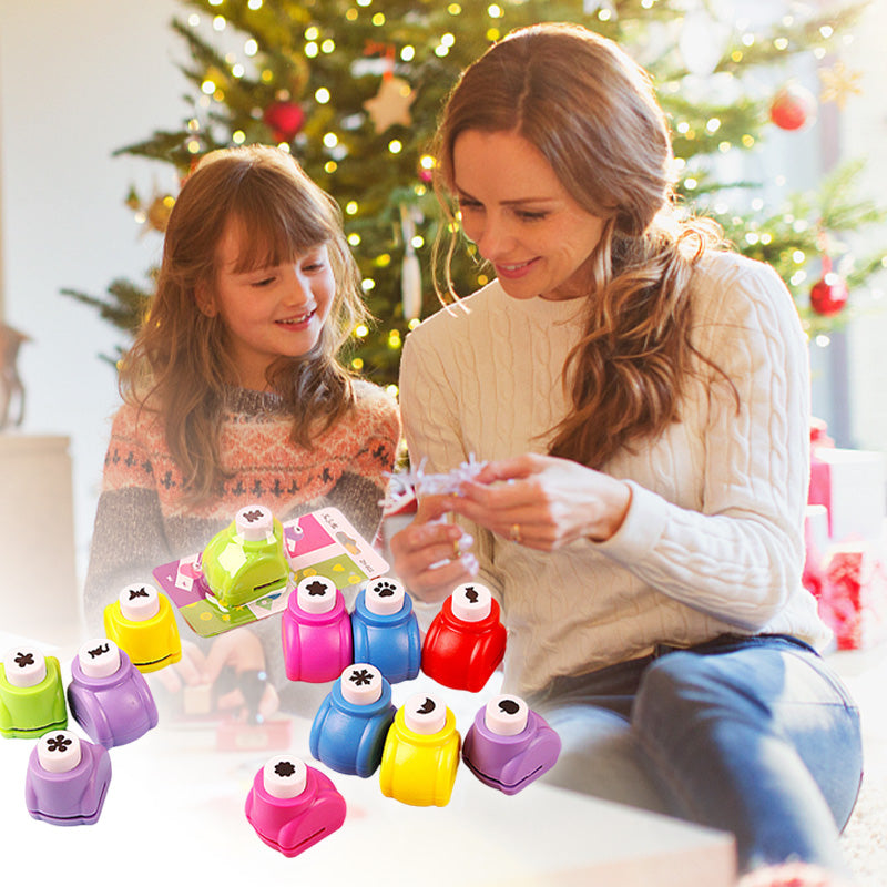 🎨 PysselStansset för barn – skapa roliga figurer (stjärnor, hjärtan, djur) för kreativt skapande 🧒✨