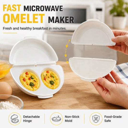 MikroOmelett™ – Omelettform för mikrovågsugn